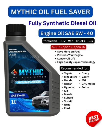 Mythic Engine Oil | Motorcycle SAE 10W-40, Car Synthetic & Fully Synthetic, Diesel Oil